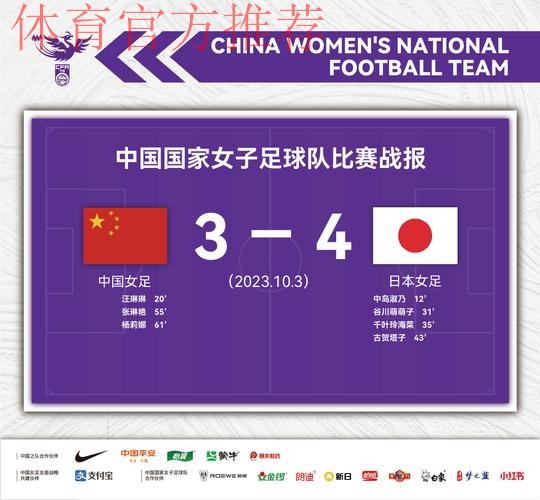 中国女足3-4负于日本队 无缘亚运会决赛